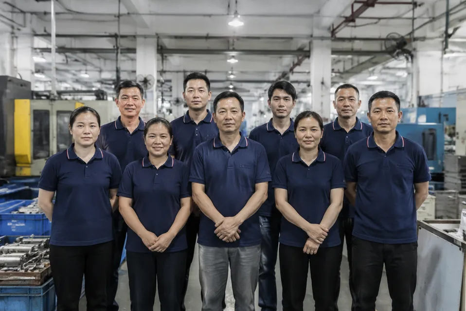 Wfaucet production team on the factory floor