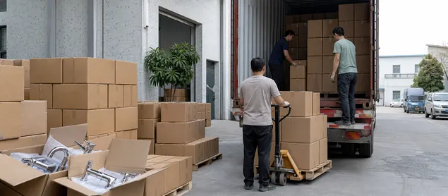 Container loading for bathroom faucet export orders