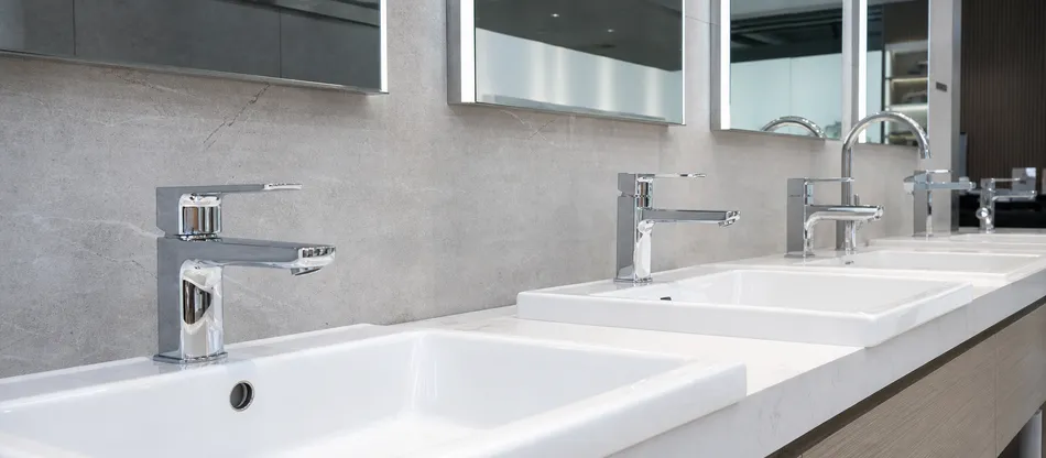Bathroom faucets for hospitality and commercial fit-out projects