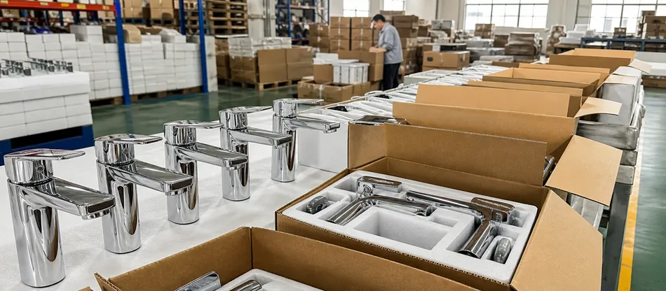 Bathroom sink faucets for residential new construction supply