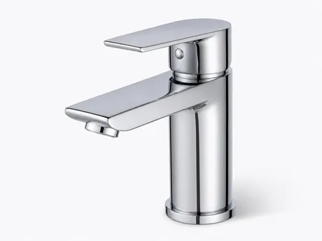 Chrome bathroom faucet finish