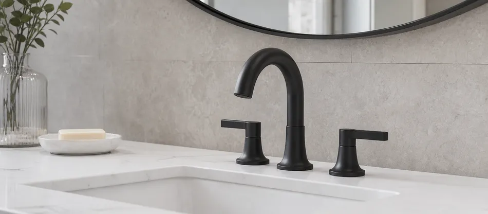 Matte black faucet for European premium residential and renovation market