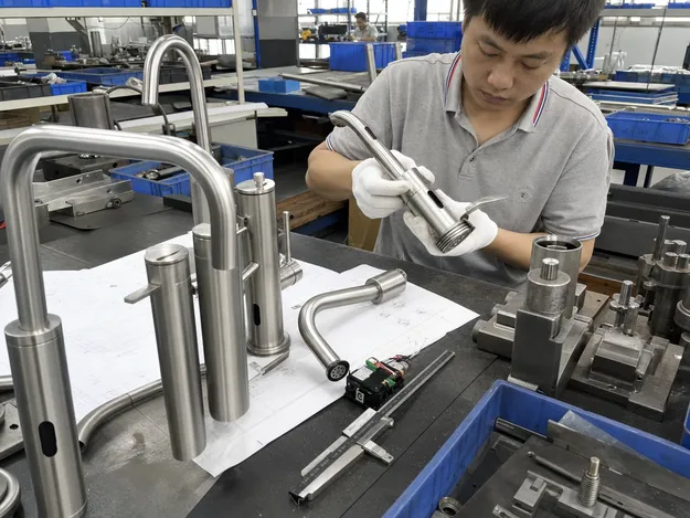 Custom OEM stainless steel bathroom faucet design and manufacturing