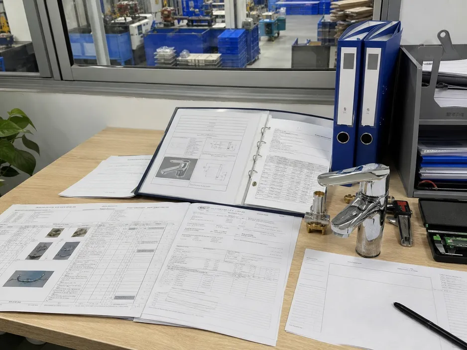 CE marking documentation and EU compliance standards for faucet tapware
