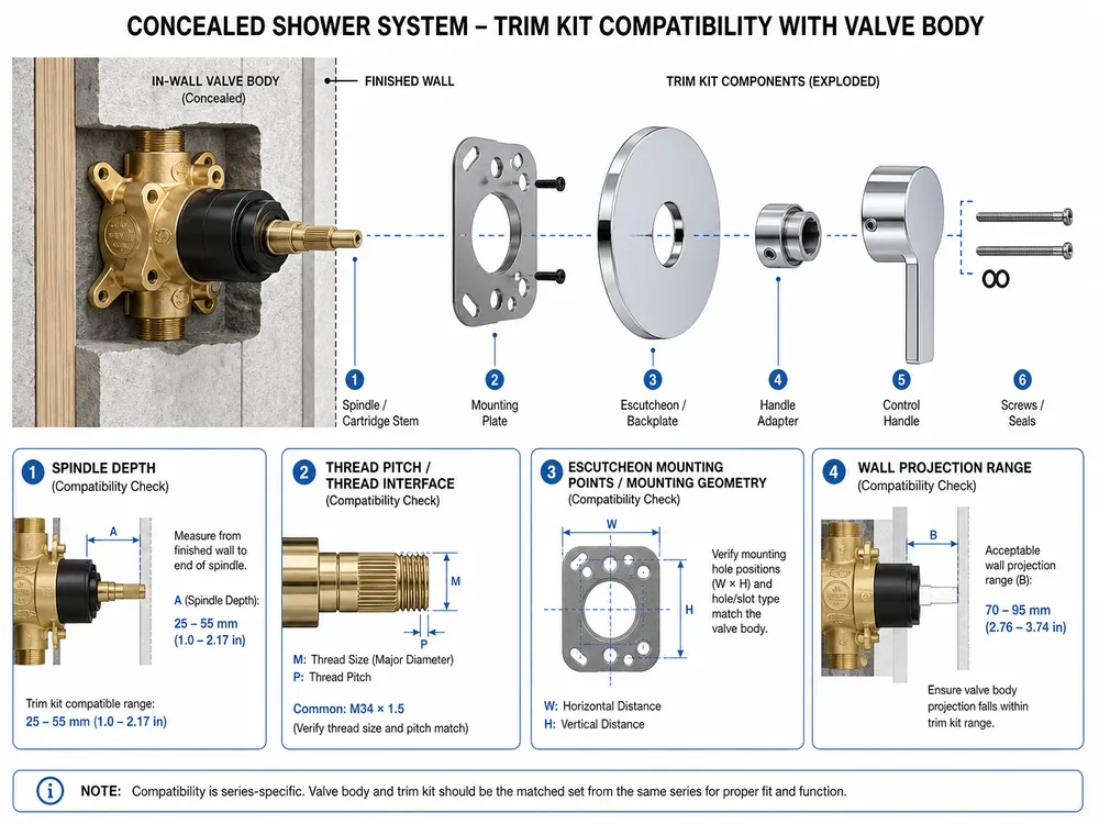 How to Specify a Concealed Shower System Without Rough-In Errors That Delay Project Handover