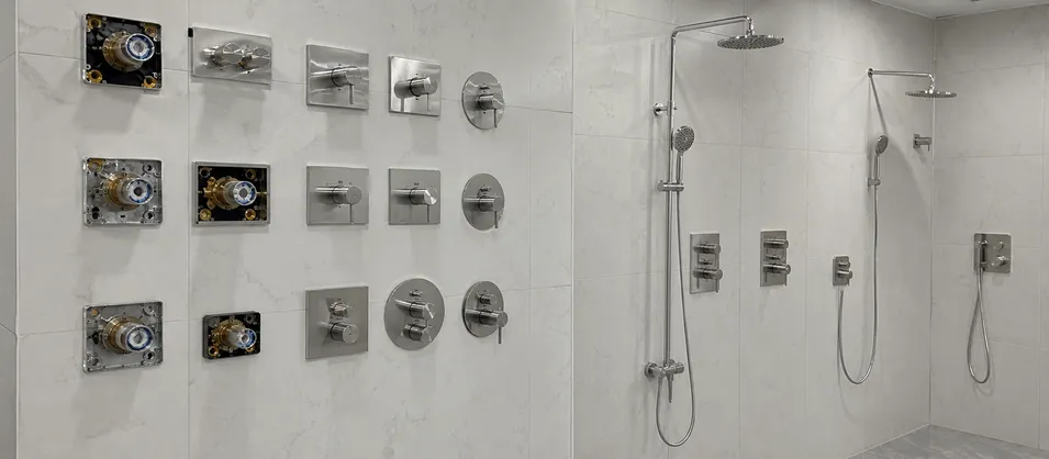 Hotel and commercial fit-out concealed shower valve specification