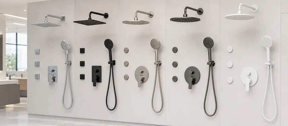 Plumbing distributor concealed shower set category