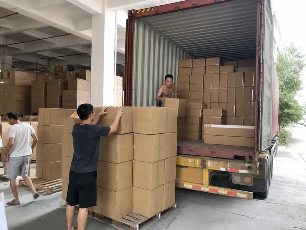 Concealed shower set master carton packaging and container loading