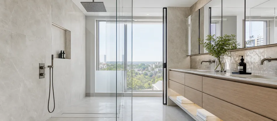 Premium multi-unit residential development with concealed shower specification