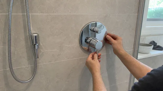 Renovation and replacement concealed shower trim kit installation