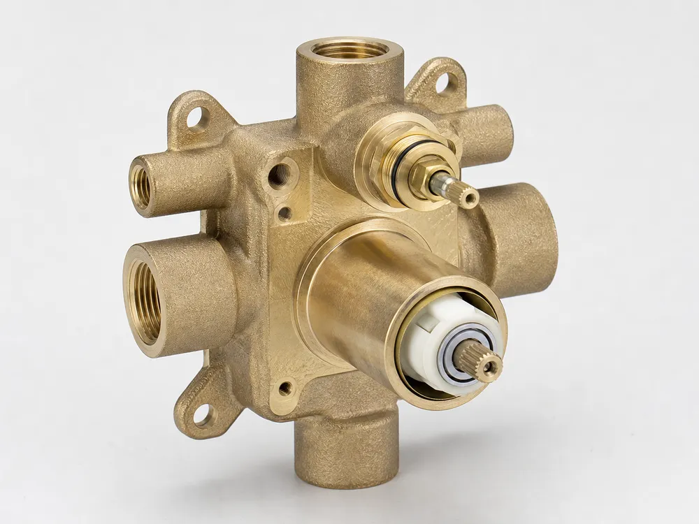Concealed shower valve rough-in body — CE and cUPC certified