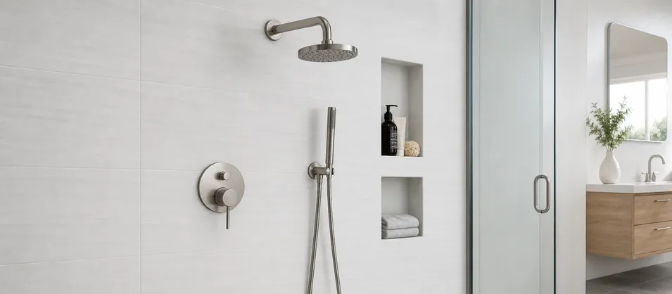 2-way concealed shower mixer for volume residential and hospitality programs