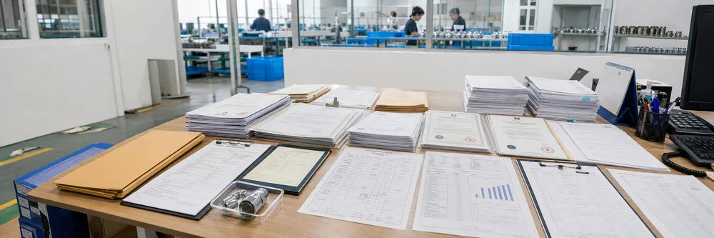 Compliance documentation and certification paperwork for bathroom faucet aerator export