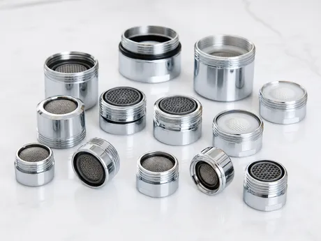 Low flow faucet aerators 0.5 GPM 1.0 GPM WaterSense compliant
