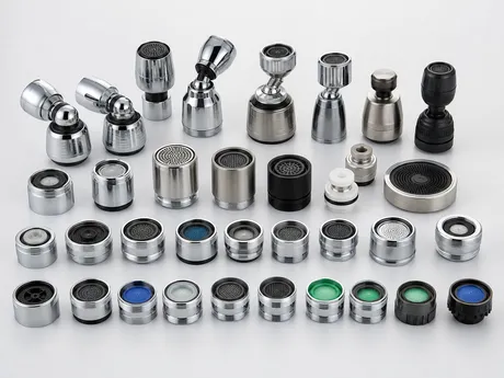 Water faucet aerators chrome brushed nickel matte black residential commercial