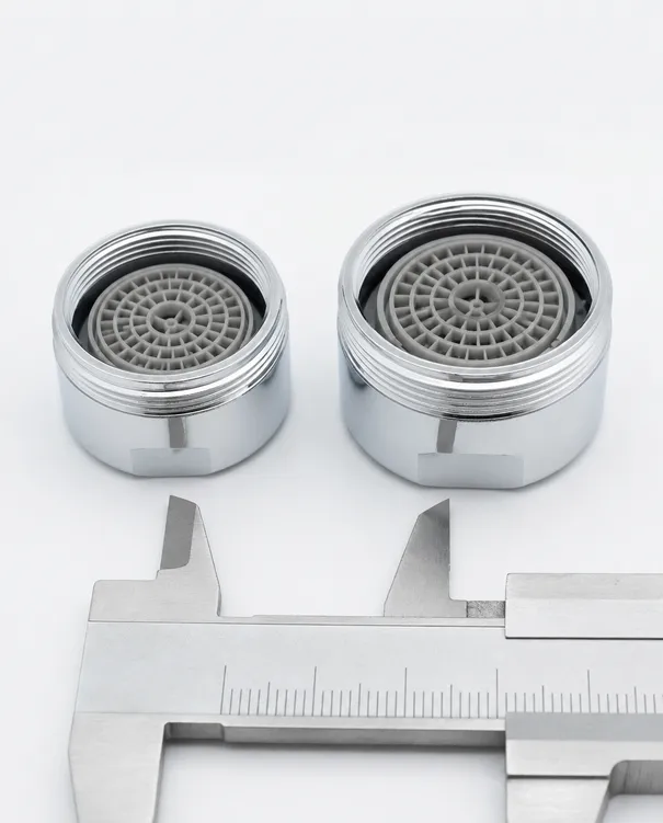 M22 and M24 aerator thread size comparison for North American and European faucet markets