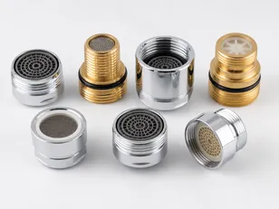 Sink faucet aerators — brass and zinc alloy housings with M16–M24 thread compatibility