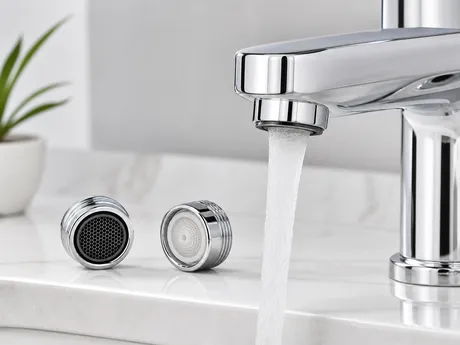WaterSense-compliant low-flow sink aerator for LEED and green building projects