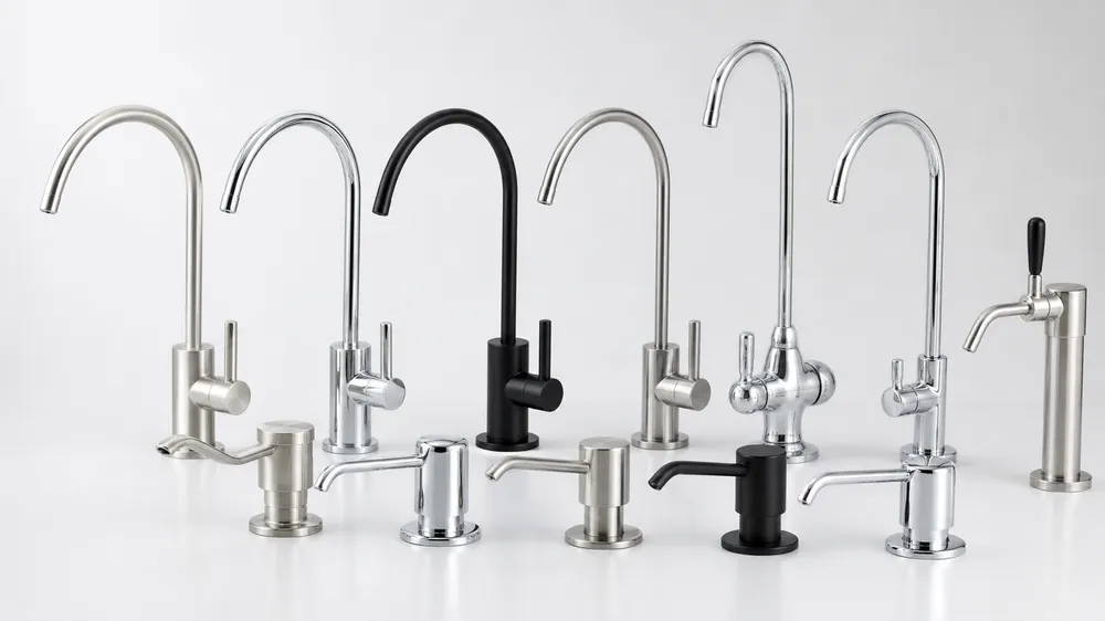 Water filter and RO faucets — air-gap, non-air-gap, drinking water, beverage faucets