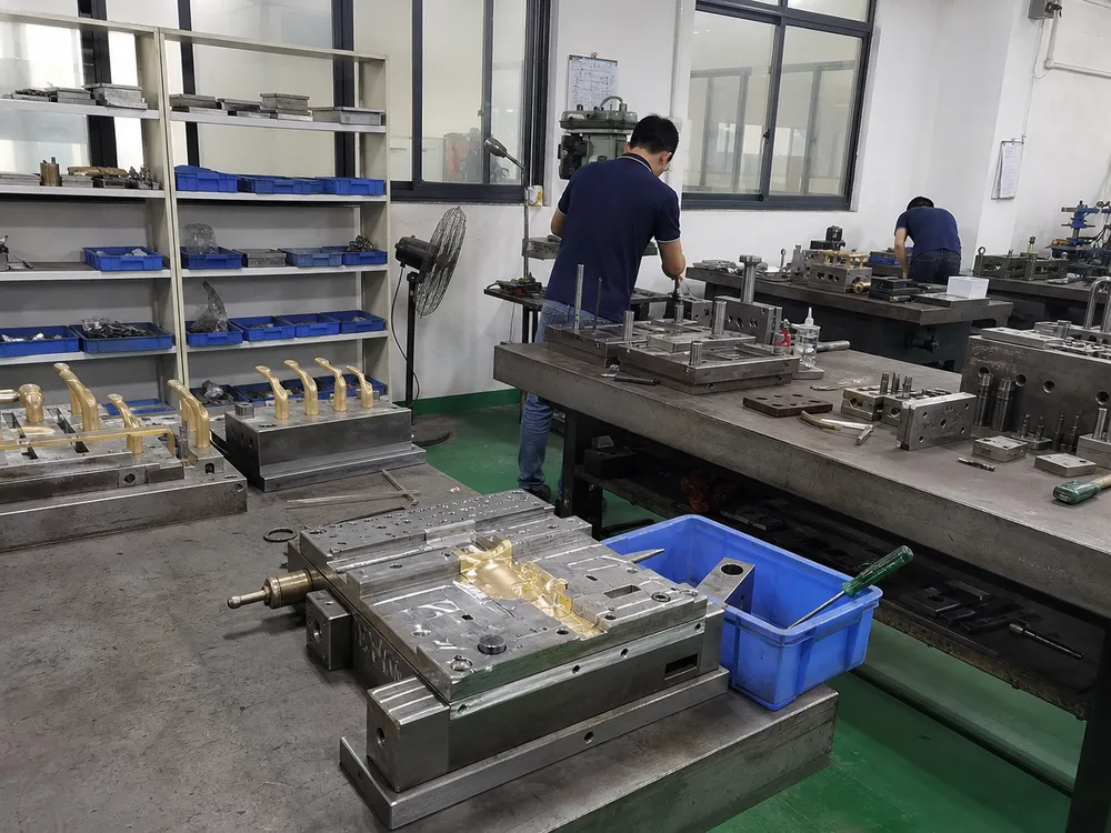 In-house brass casting tooling room for OEM handle customization