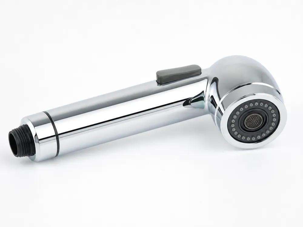 Chrome finish kitchen faucet sprayer — multi-layer electroplated