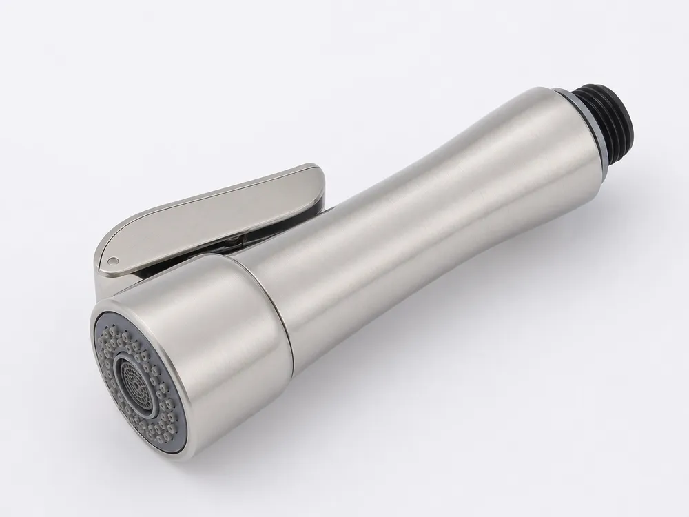 PVD brushed nickel finish kitchen faucet sprayer