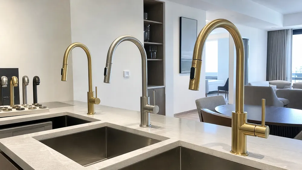 Hospitality and contract specification pull-down faucets Europe Middle East Australia