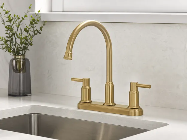 Custom OEM finish two handle kitchen faucet