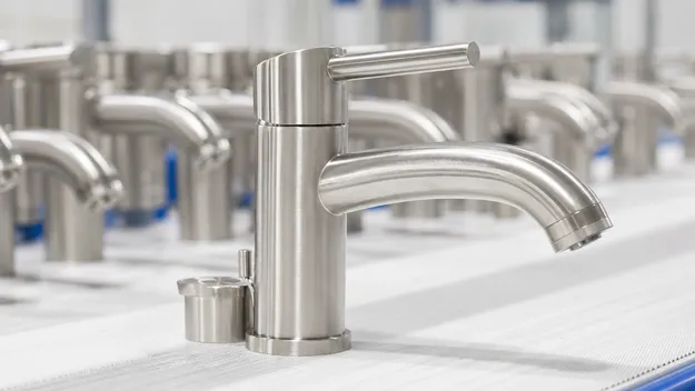 Brushed nickel faucet finish — multi-layer electroplating, 24–48h salt spray rated