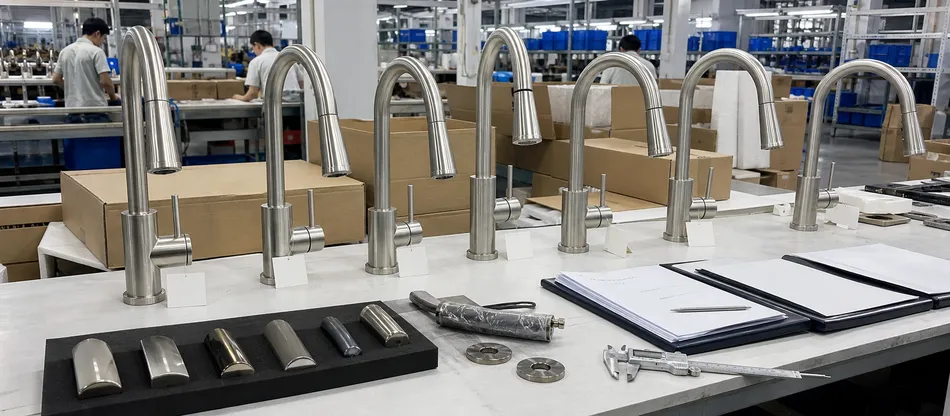 OEM and private-label brushed faucet programs with low MOQ and certification documentation