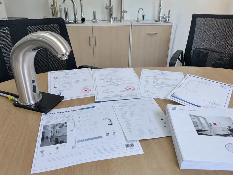 Wfaucet certification documentation for stainless steel faucets