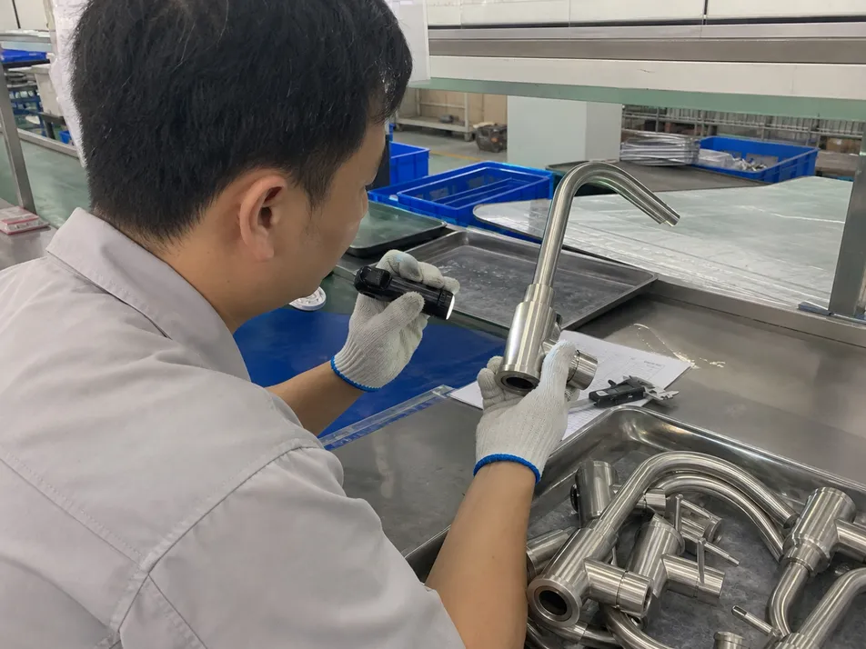 Stainless steel faucet quality verification weld seam passivation process