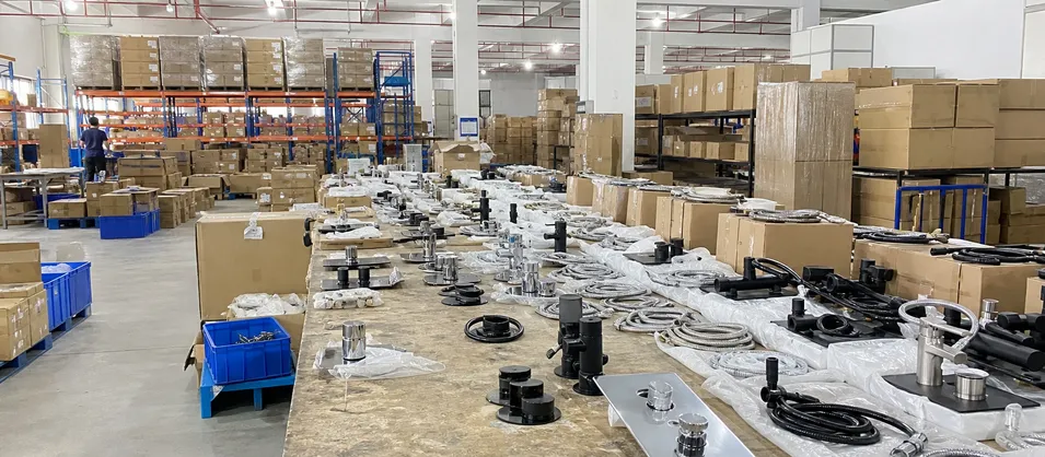 Plumbing wholesale distribution warehouse with shower hardware catalog SKUs