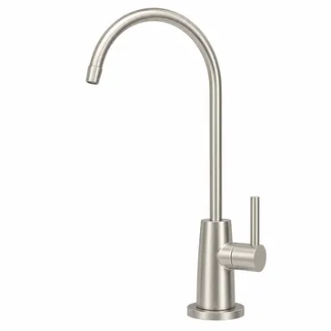 Air gap RO faucet in brushed nickel finish