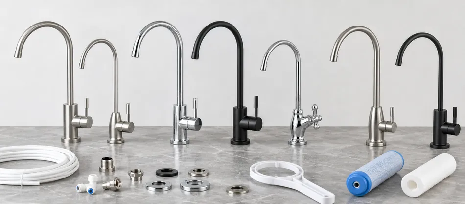 Replacement parts catalog for water treatment distributors