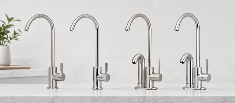 Residential RO system OEM supply — non-air gap and air gap faucet variants