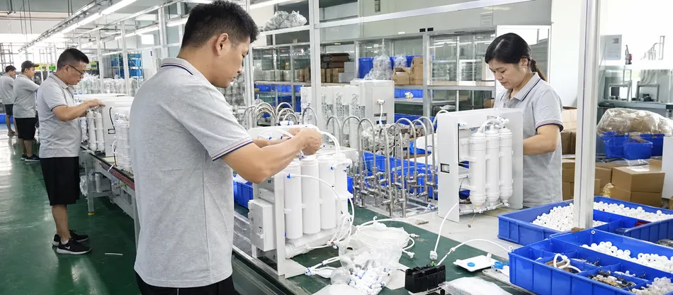 Residential RO system OEM assembly line