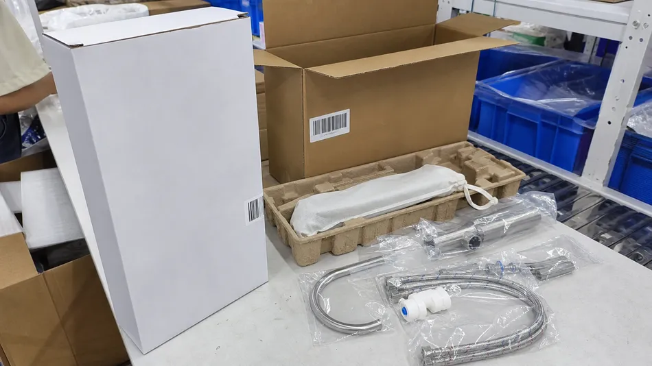 E-commerce Amazon FBA private label RO faucet retail packaging