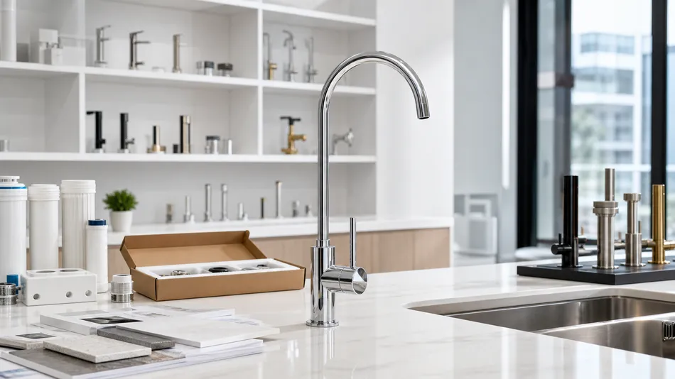 Kitchen and bath product importer adding water filtration faucet category to existing line
