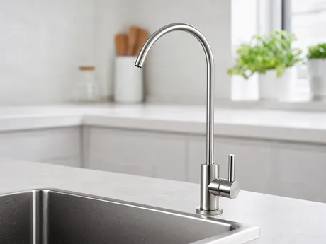 Countertop water filter faucet